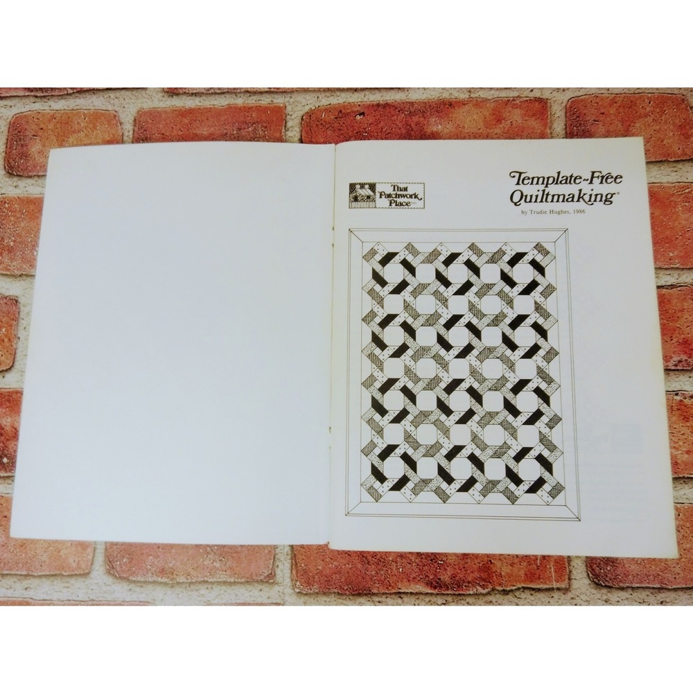Template-Free Quiltmaking Trudie Hughes 1986 That Patchwork Place Craft Book - Picture 6 of 9